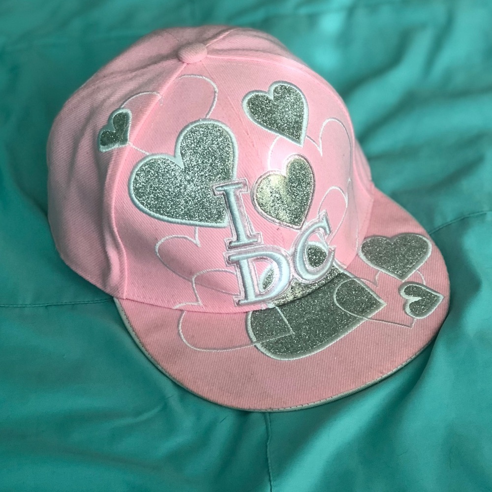 I♥️DC Pink Cap W/ Hearts